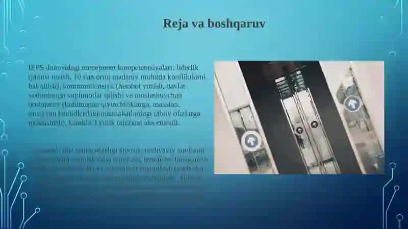 IEPS doirasidagi menejment kompetentsiyalari 3