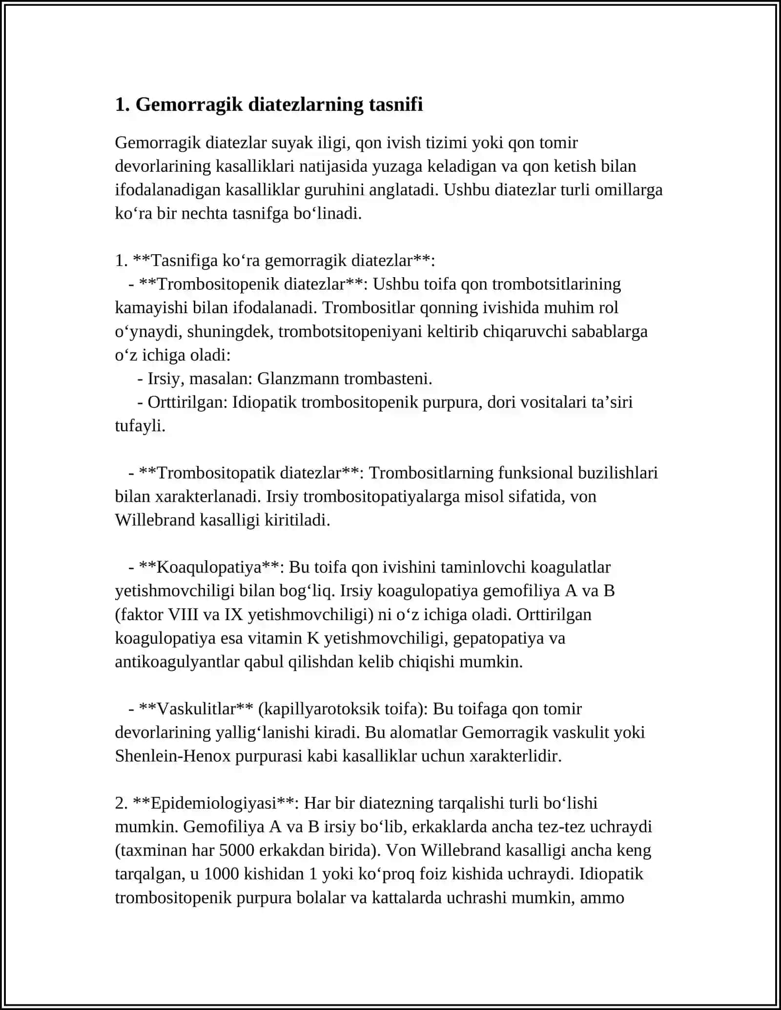 GEMORRAGIK DIATEZLARNING KOʻRINISHLARI 3