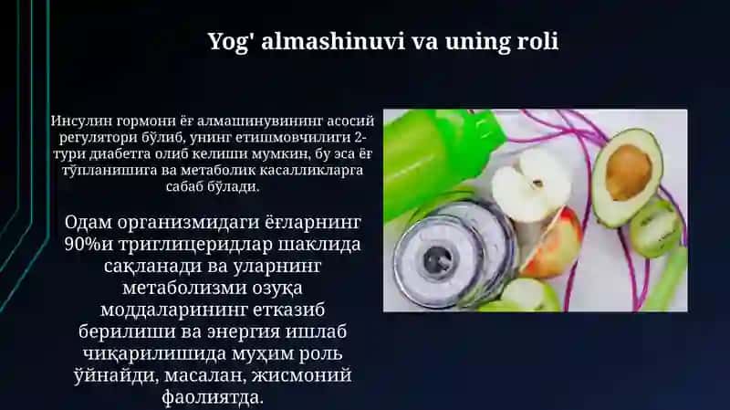 Moddalar almashinuvi 3