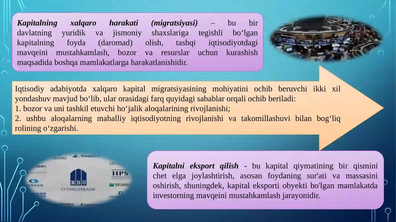 Xalqaro kapital harakati 3