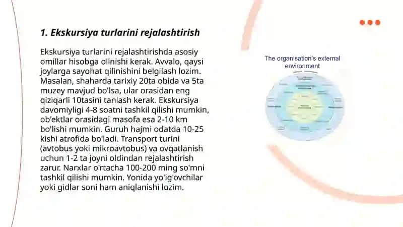 Ekskursiya xizmatlarini tashkil etish 3