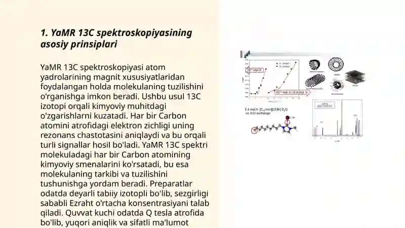 YaMR 13C spektroskopiyasi 3