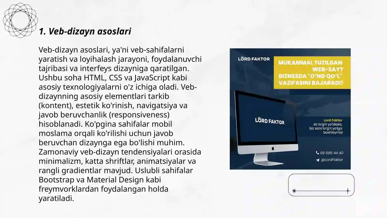 Veb-saytlar yaratish dasturiy ta'minotlari 3