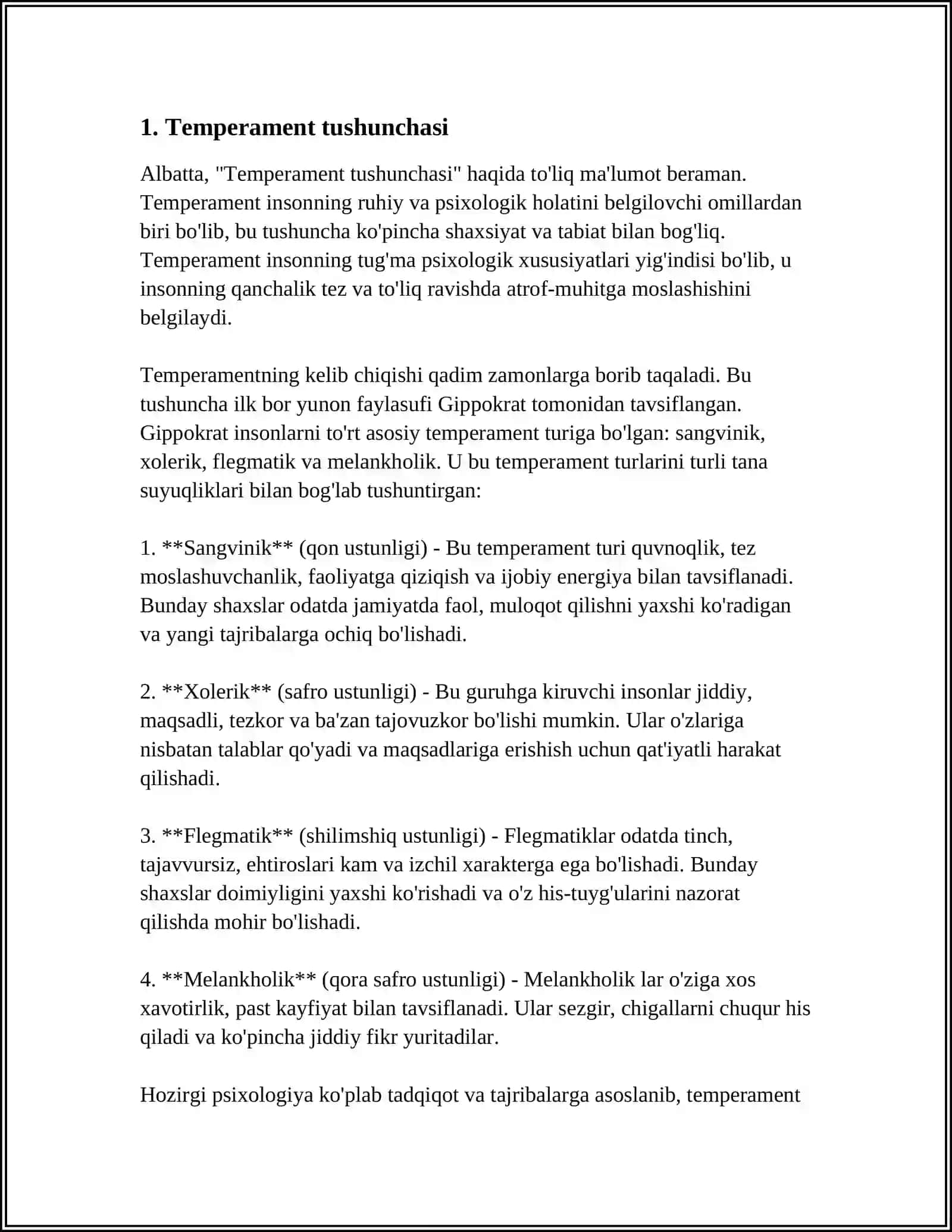 TEMPIRAMENT VA UNING NAZARYALARI 3
