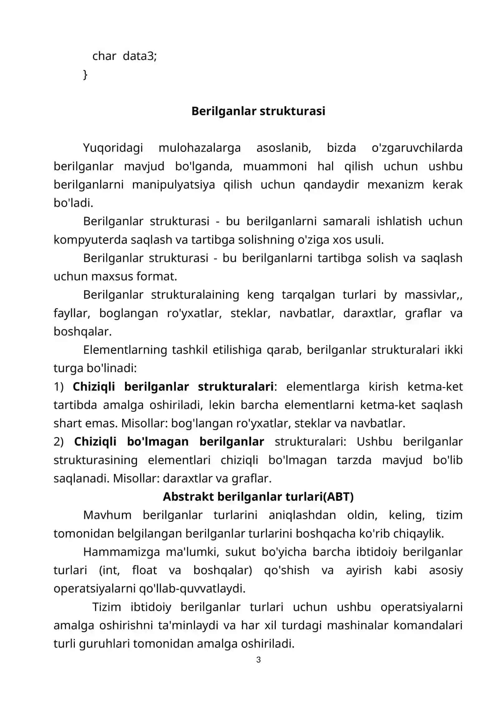 Algoritm tahlili 3