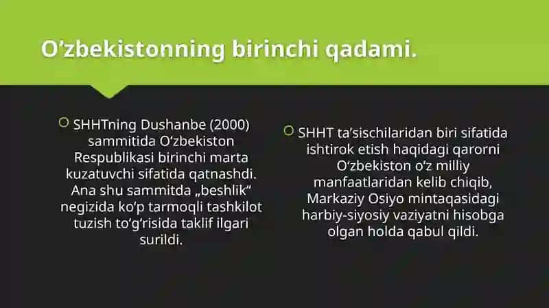 Shanxay Hamkorlik Tashkiloti . 3