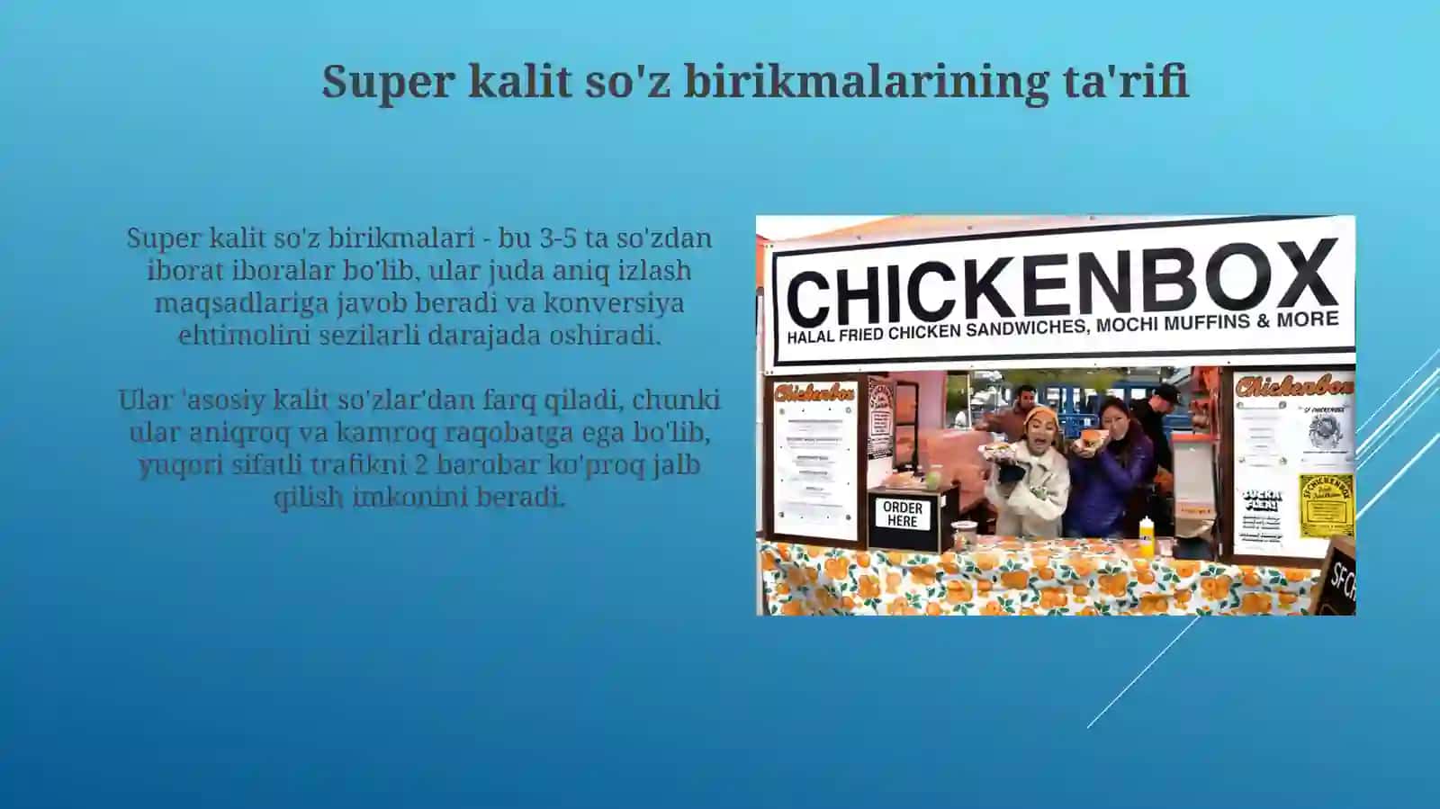 Super kalit so'zlarining ro'li 3