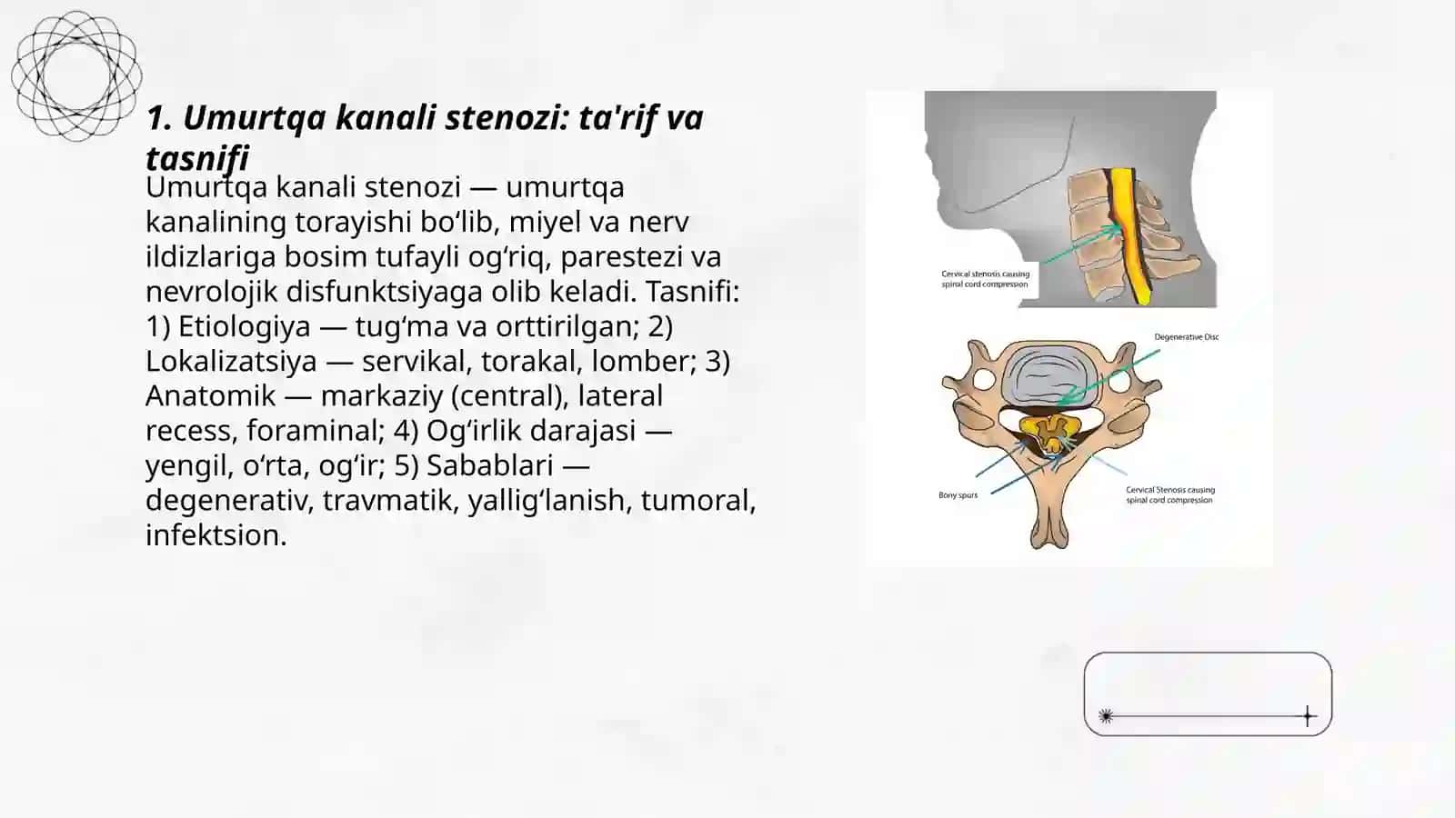 Umurtqa kanali stenozi 3
