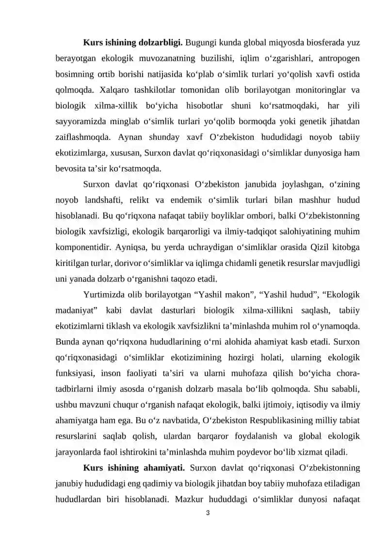 SURXON DAVLAT QO‘RIQXONASINING TABIIY-GEOGRAFIK XUSUSIYATLARI 3