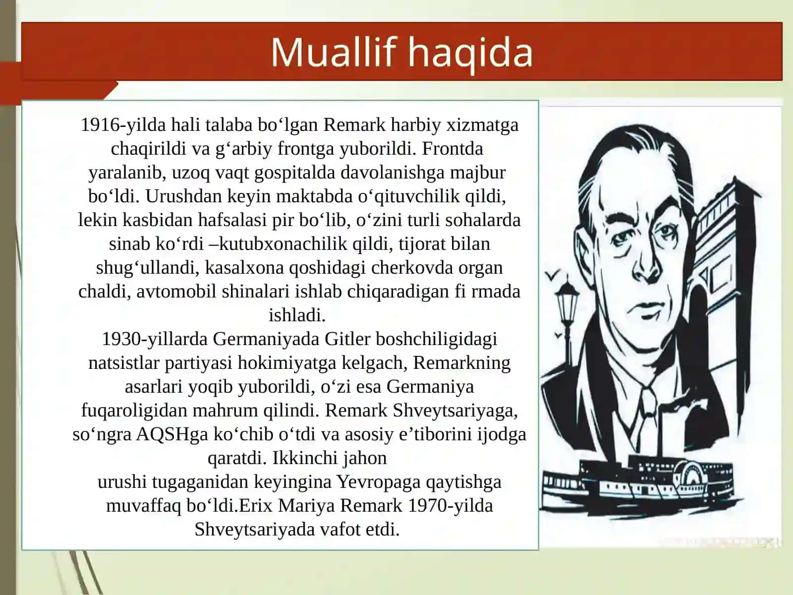 “G‘ARBIY FRONTDAO‘ZGARISH YO‘Q” ROMANI 3