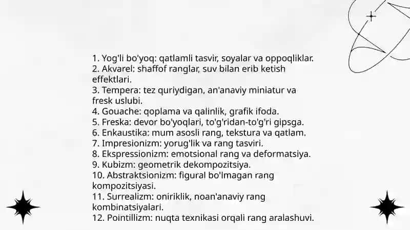 Badiiy san'atlar Axmedova Rayhona 3