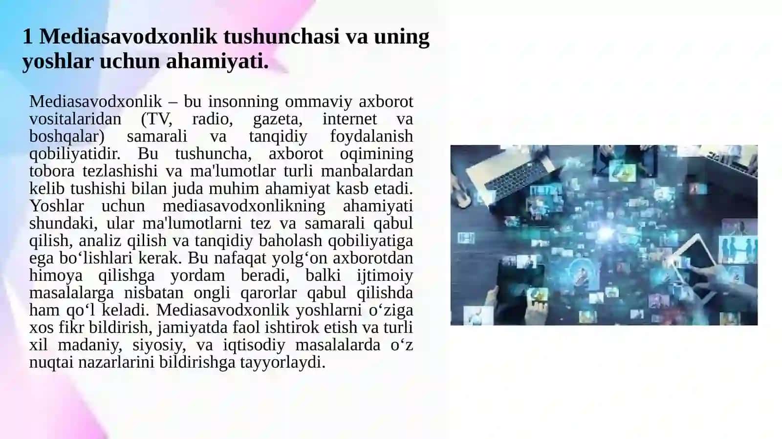 Mediasavodxonlik 3