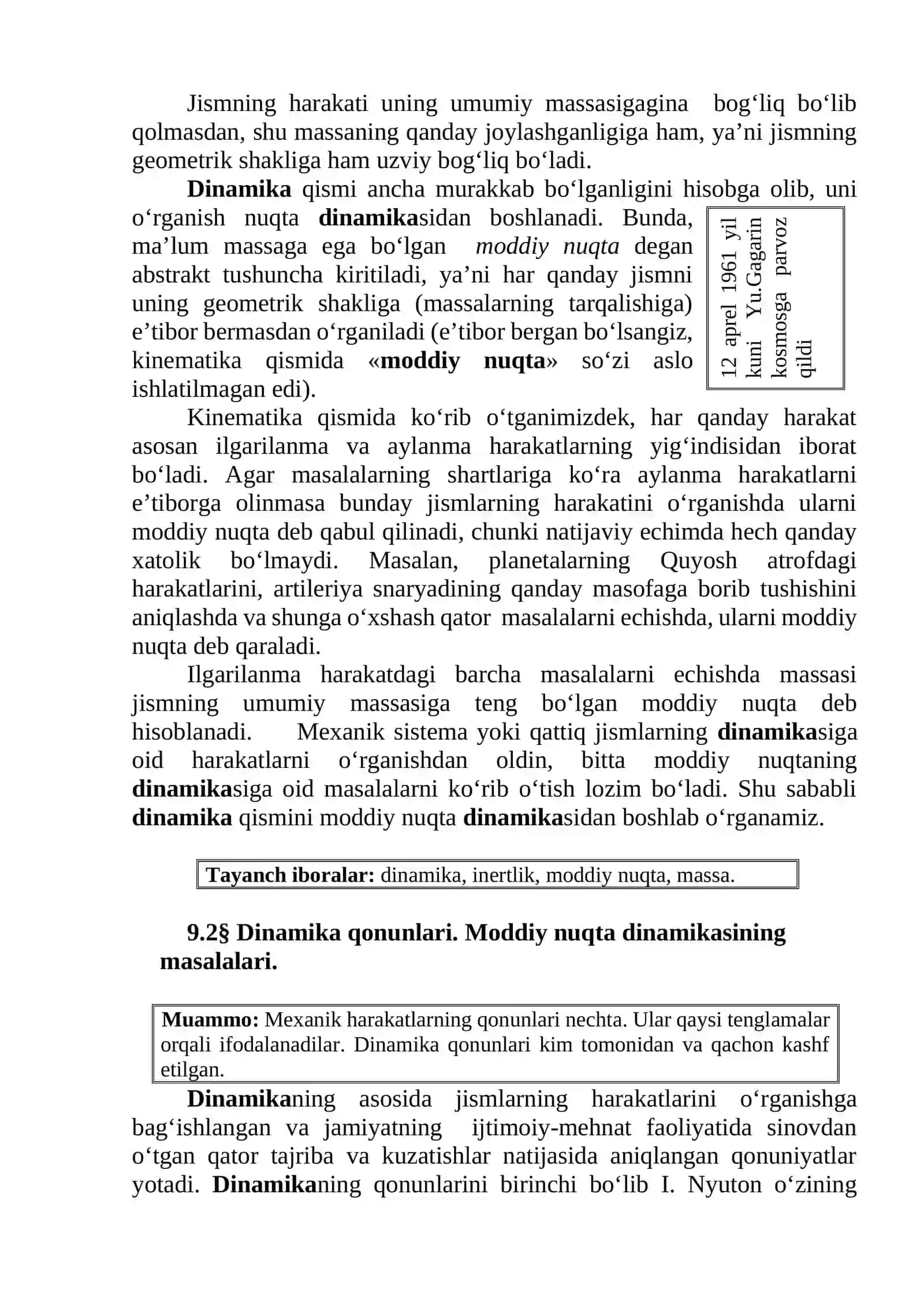 Moddiy nuqta dinamikasi 3
