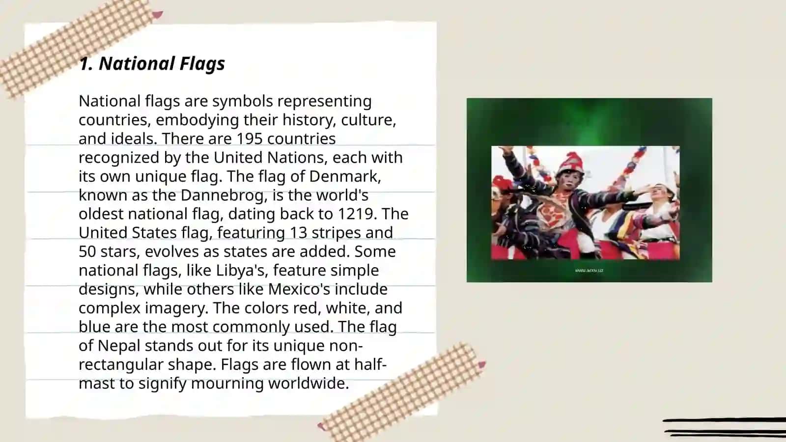 National symbols, traditions customs, holidays 3