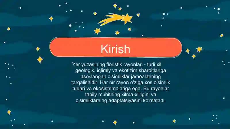 Yer yuzasining floristik rayonlari 3