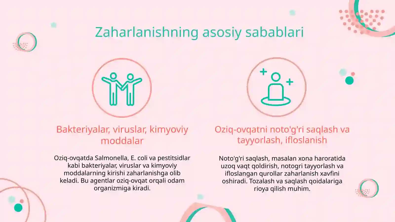 Ovqatdan zaharlanish va uning profilaktikasi 3