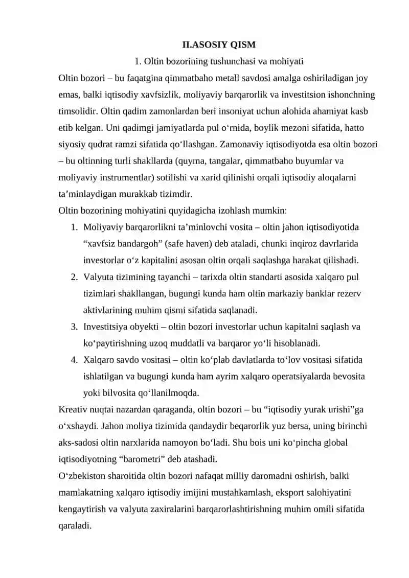OLTIN BOZORINI ISHTIROKCHILARI VA UNING VAZIFALARI 3