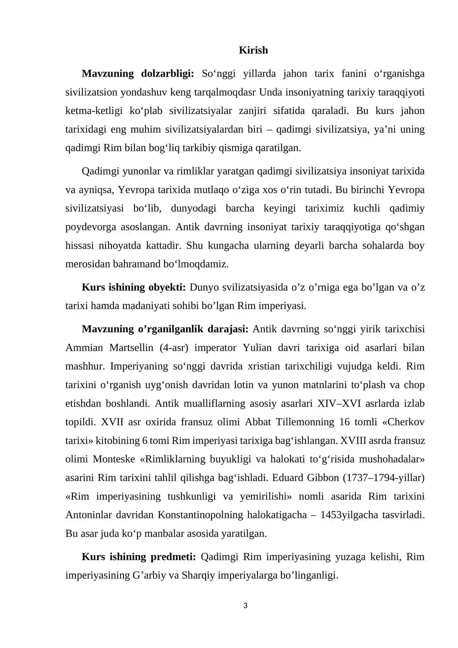 Qadimgi Rim Imperiyasi Tahlili 3