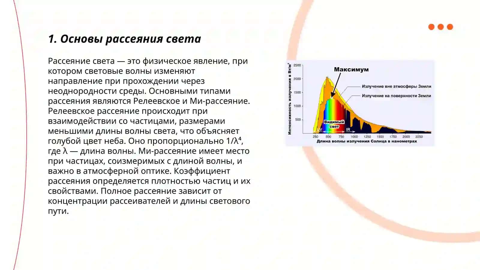 Основы рассеяния света 3