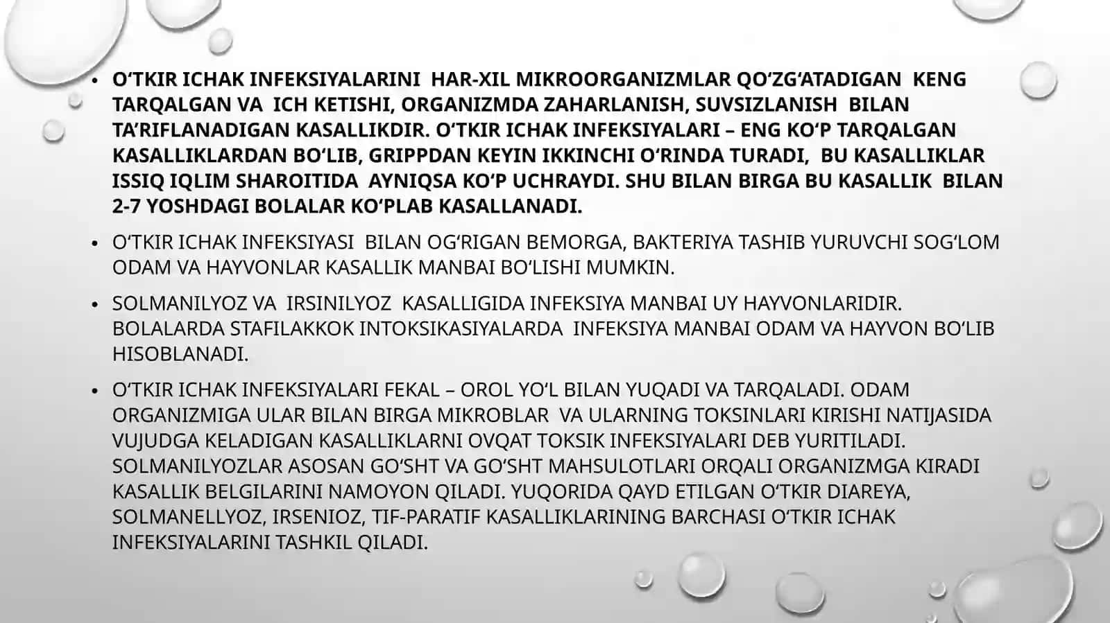 O'tkir ichak infeksiyalari epidemiologiyasi va profilaktikasi 3