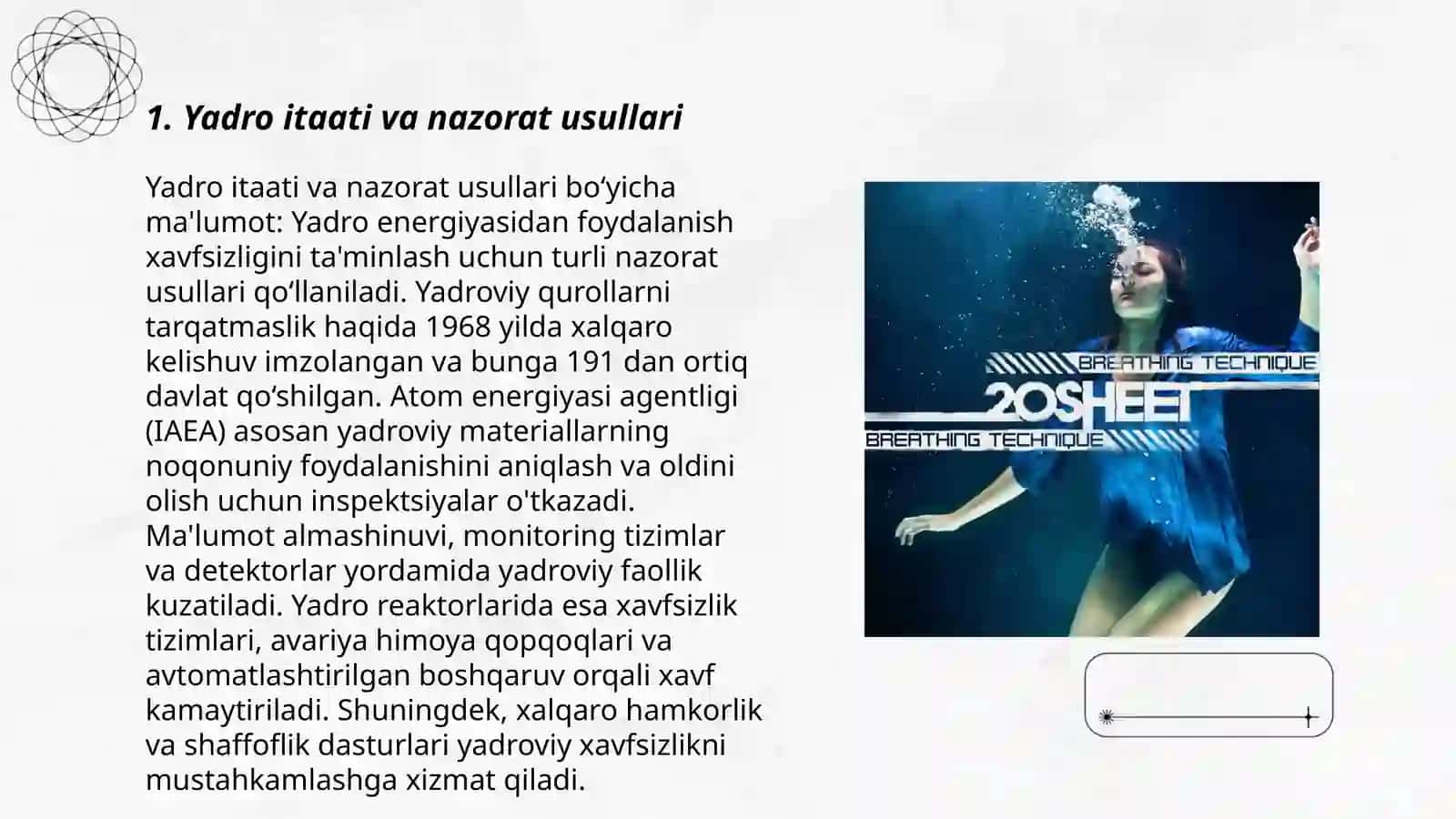Yadro itqitish texnikasi 3