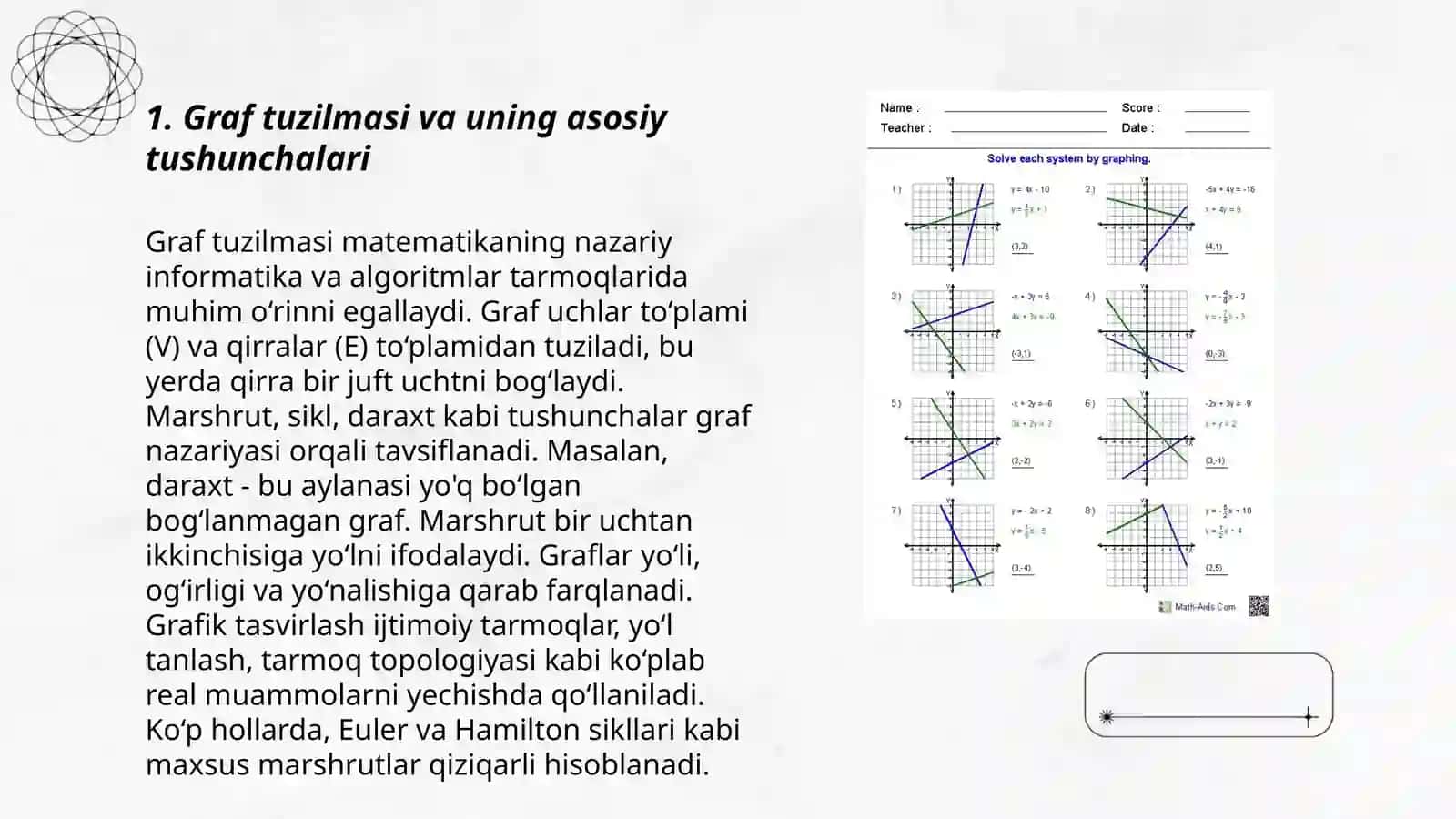 Graflar nazariyasi asoslari 3