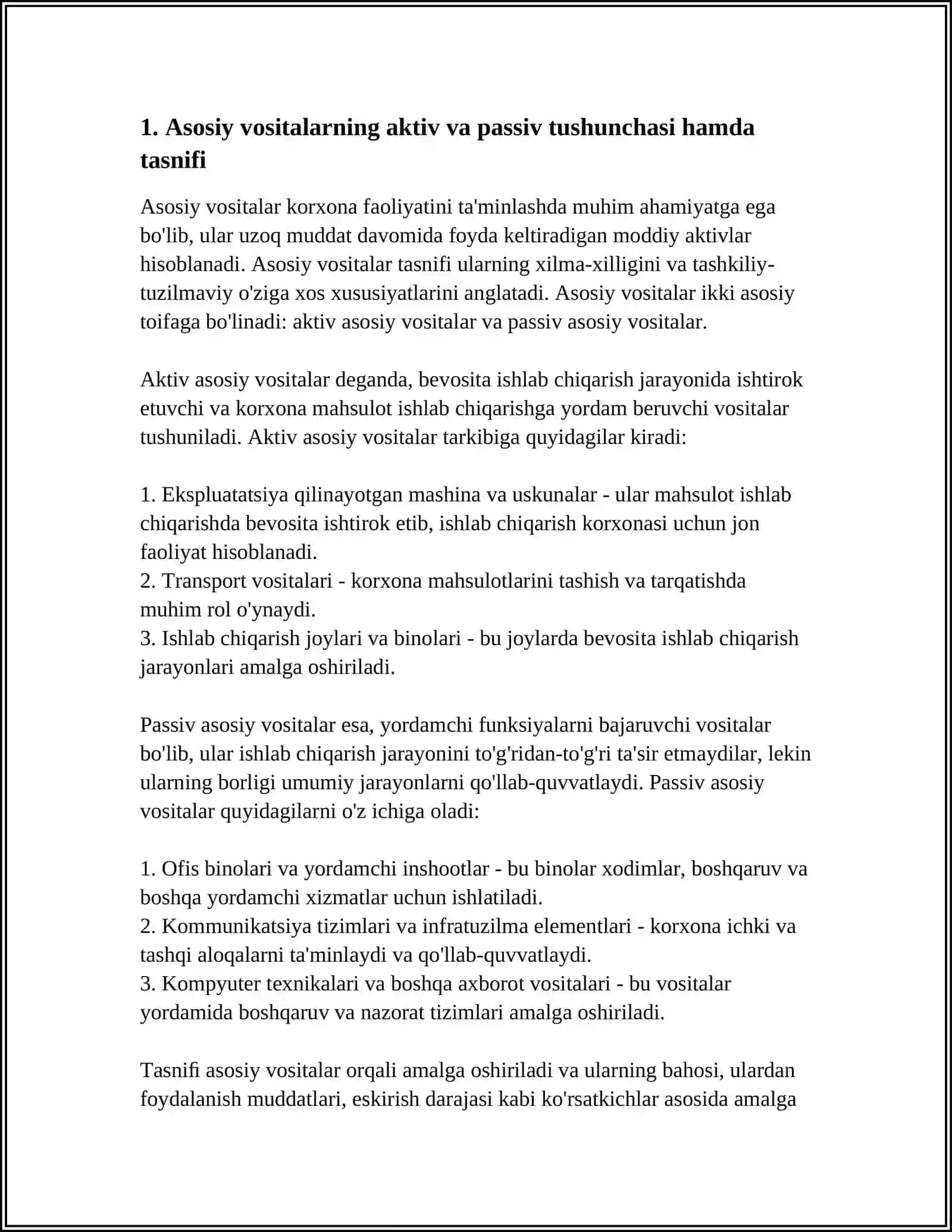 AKTIV VA PASSIV ASOSIY VOSITALAR TAHLILI 3