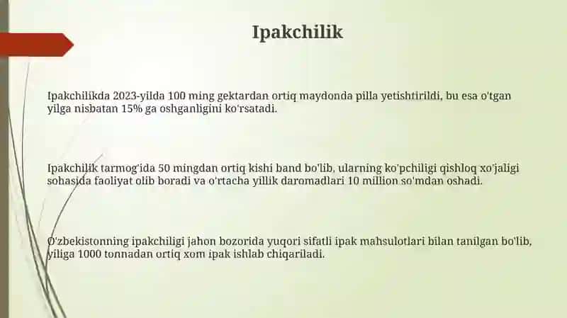 Ipakchilik 3
