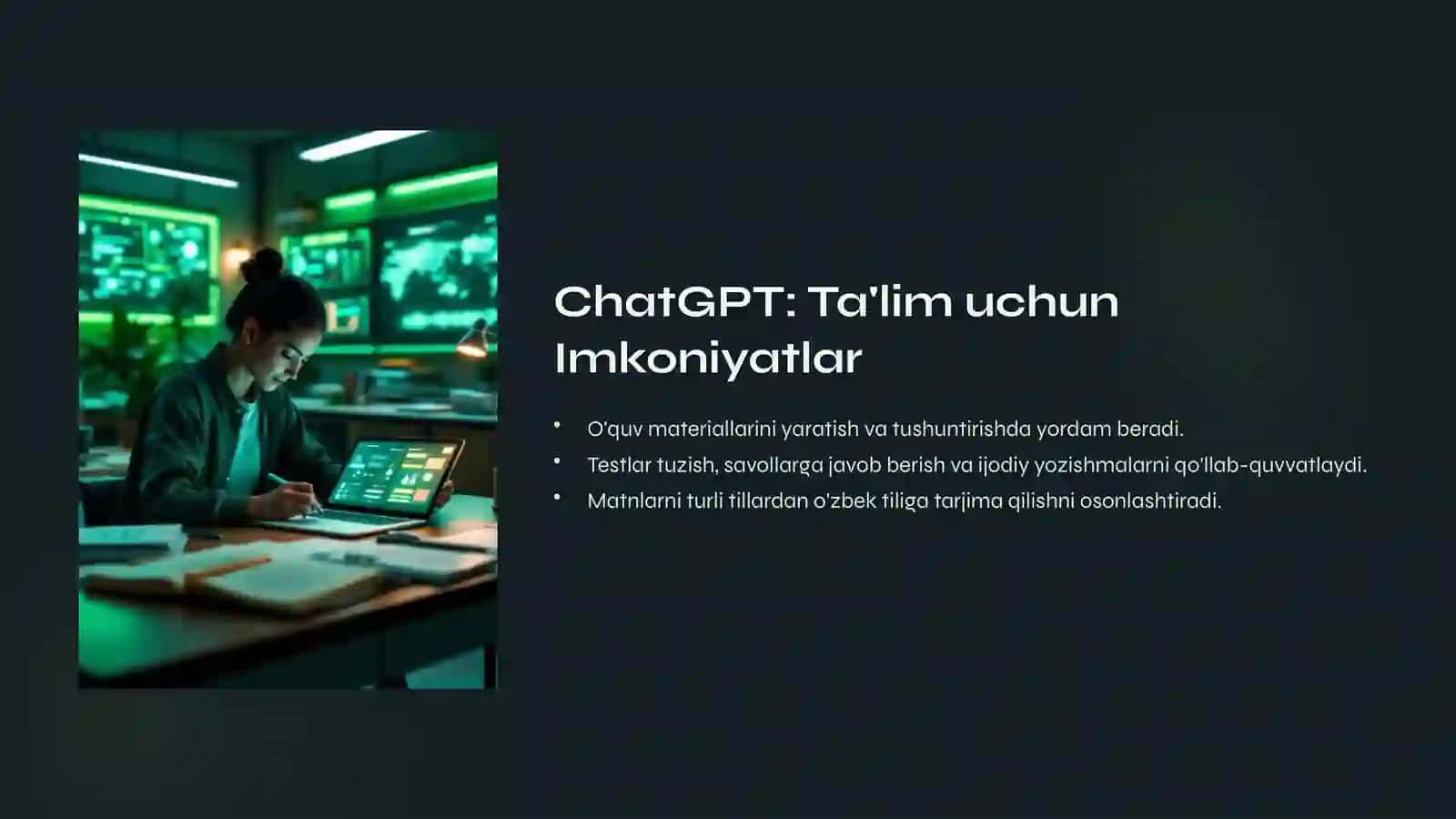 ChatGPT va Ta'lim: Kelajakni O'zgartirish 3