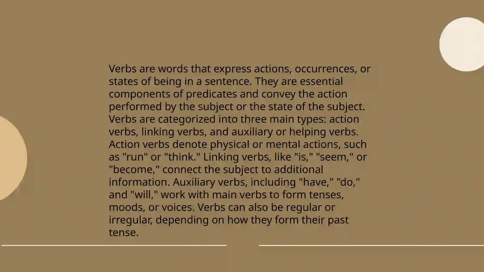 The verb and its types 3