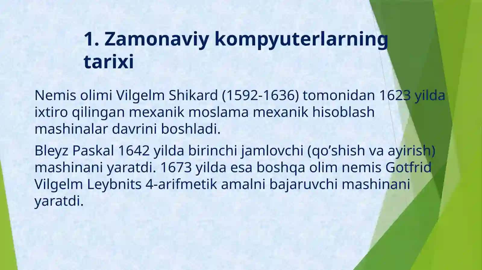 Zamonaviy kompyuterlarning sinflari 3