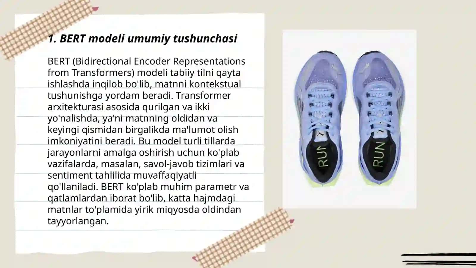 BERT modeli va uning so'nggi NLP tadqiqotlaridagi o'rni 3