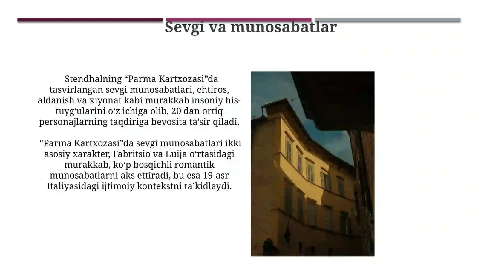 Stendalning "Parma ibodatxonasi" romanini o'qish 3