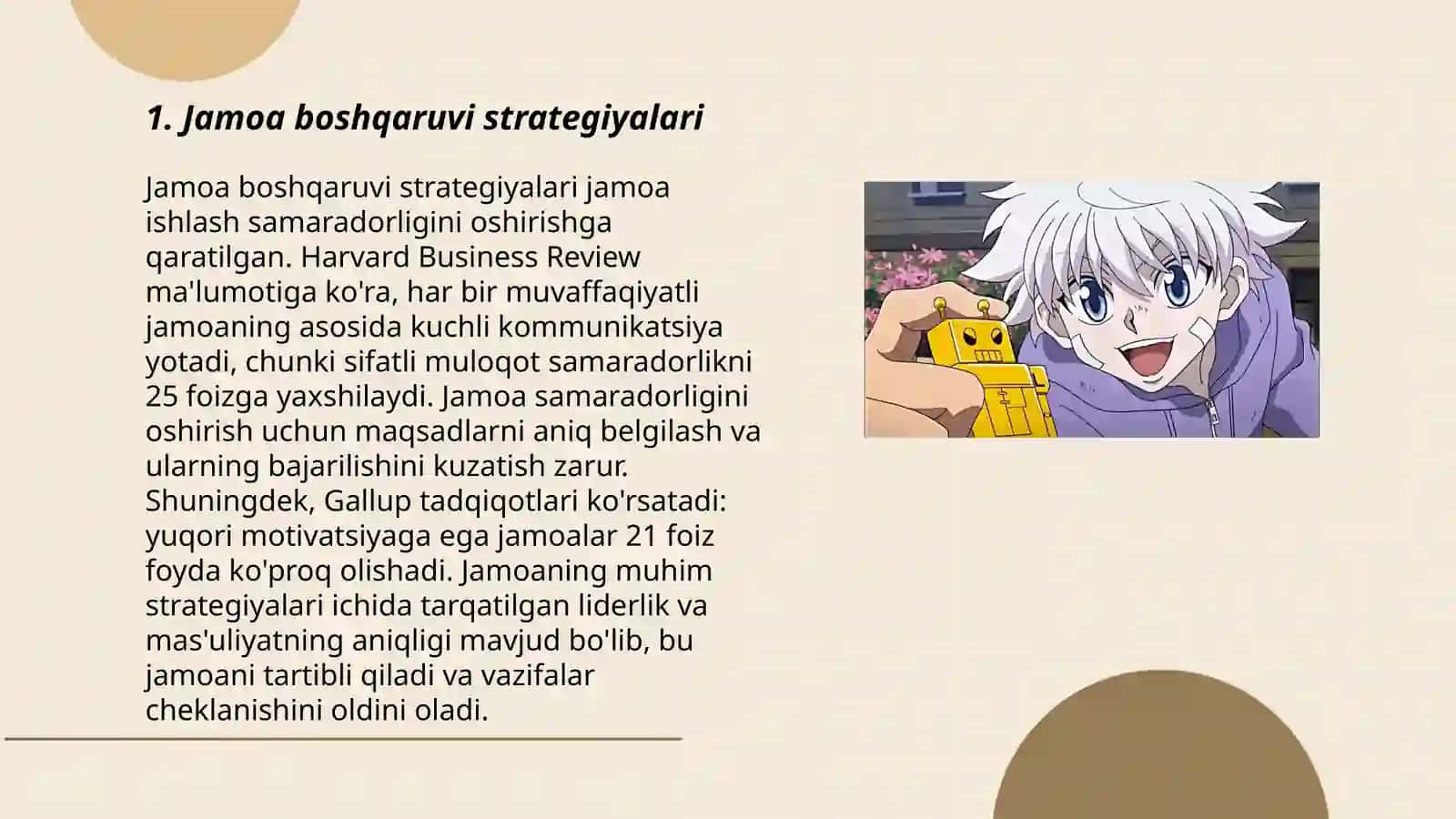 Jamoa boshqaruvi strategiyalari 3