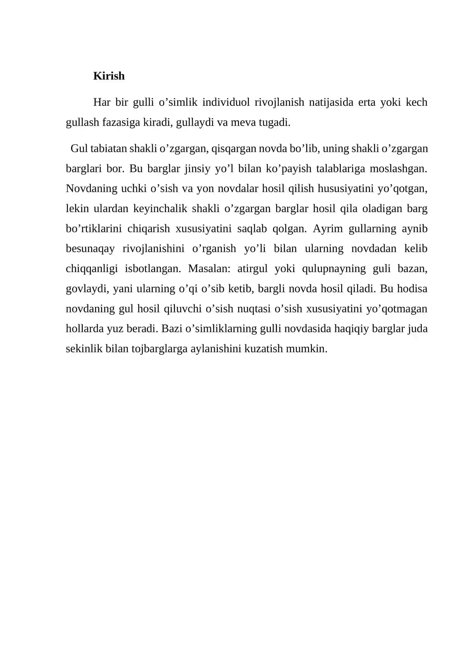 Gul. Gulning tuzilishi. Androtsey va ginetsey 3