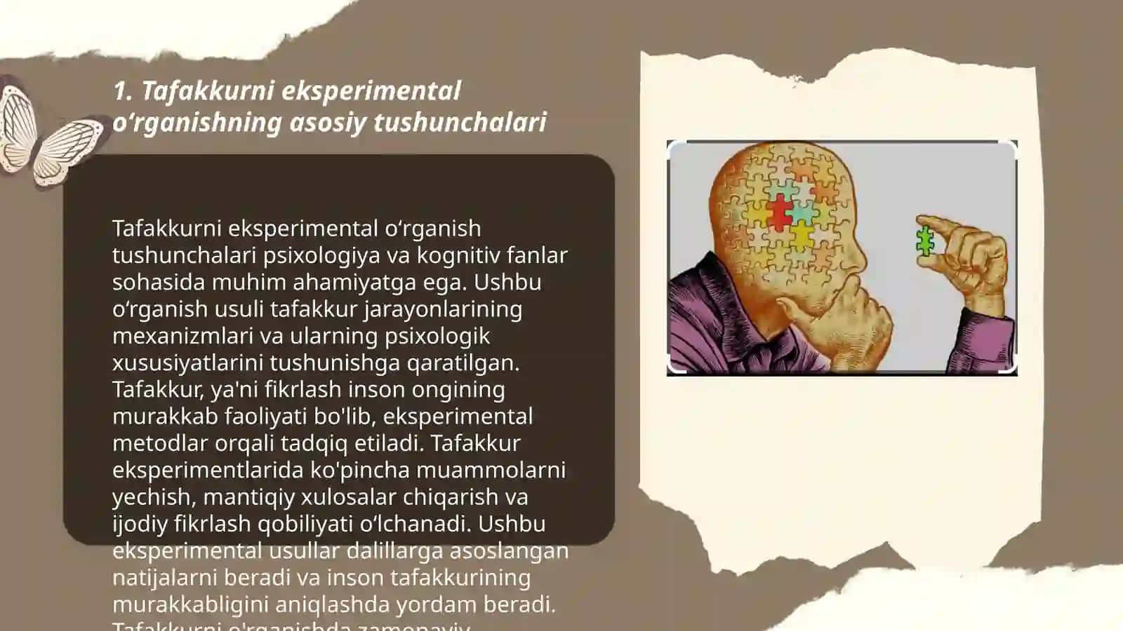 Tafakkurni eksperimental oʻrganish 3