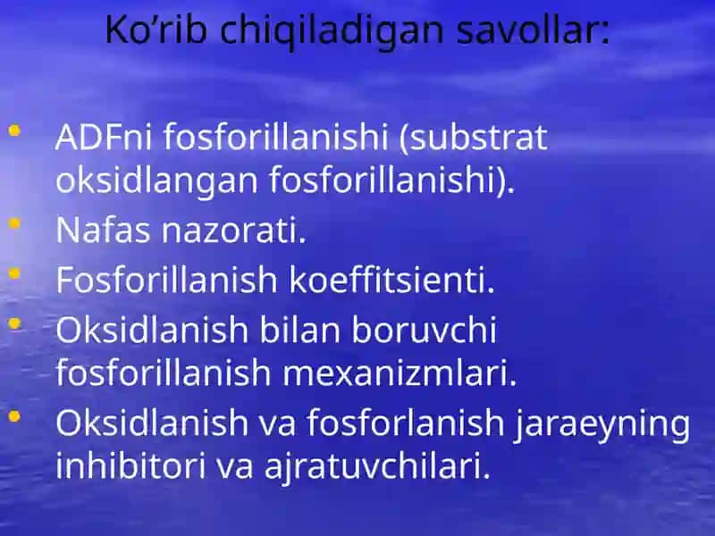 OKSIDLANISH FOSFORILLANISH 3