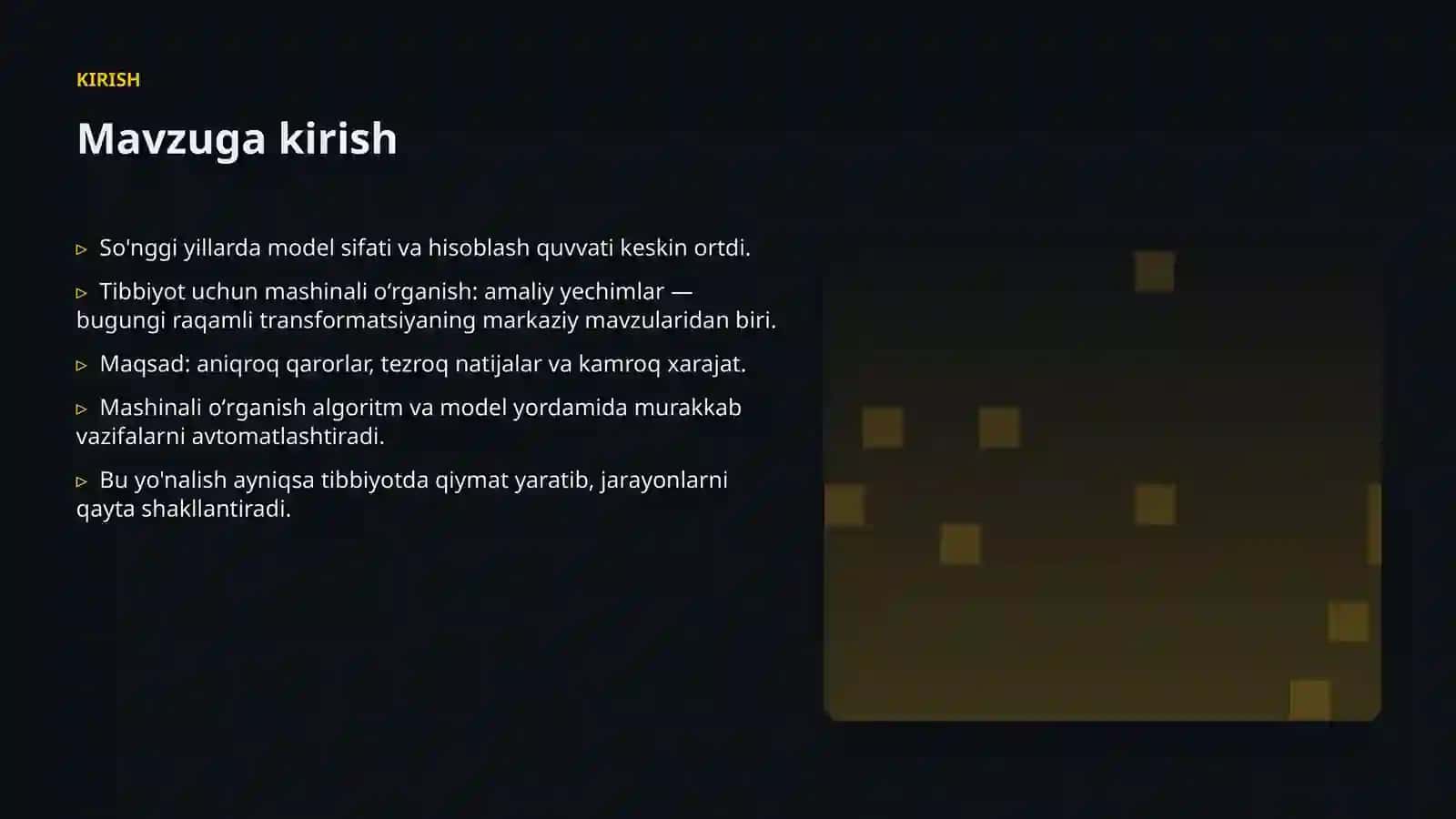 Tibbiyot uchun mashinali oʻrganish: amaliy yechimlar 3