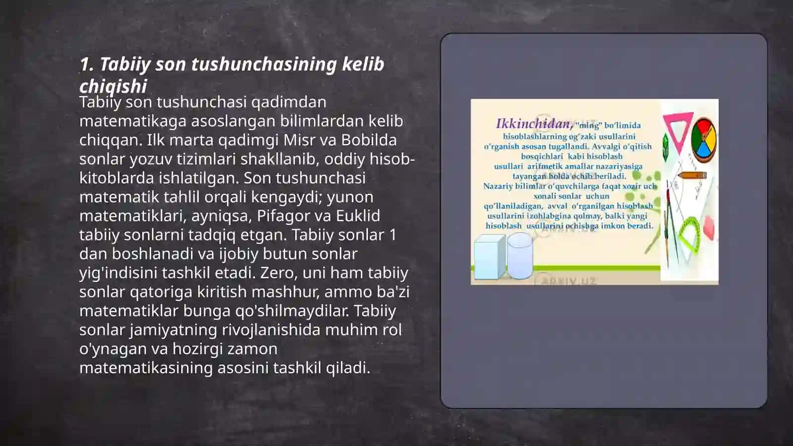 Matematika va uni o'qitish metodikasi 3