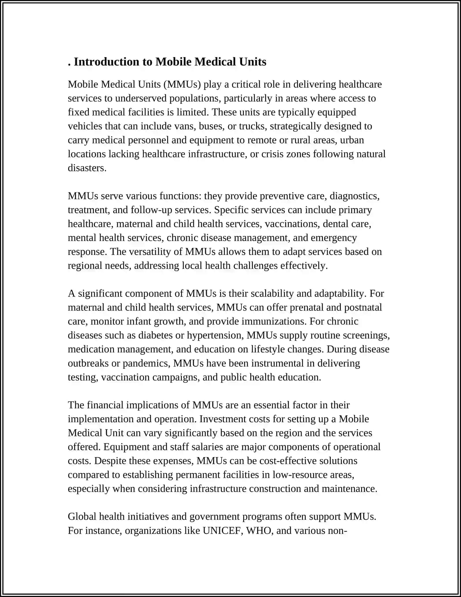 Mobile Medical Units in the World 3