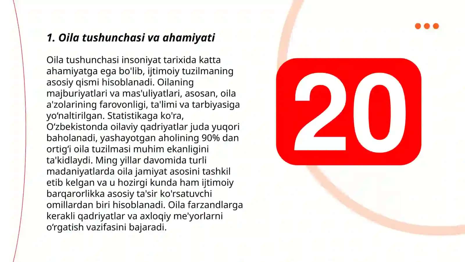 OILA TARBIYASI ASOSLARI 3