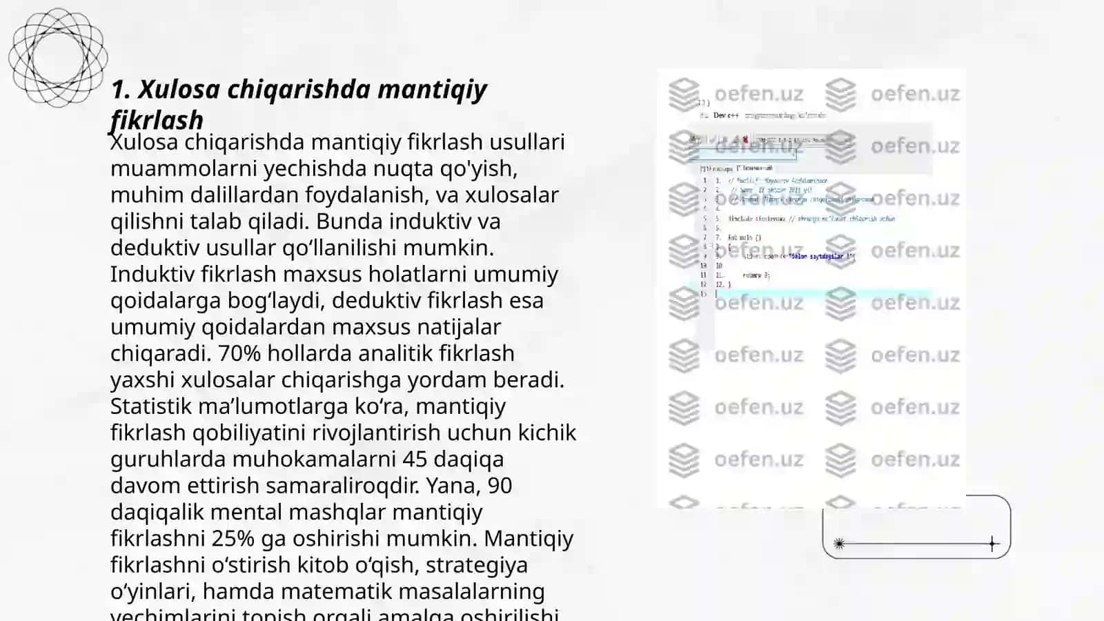 Xulosa chiqarish 3