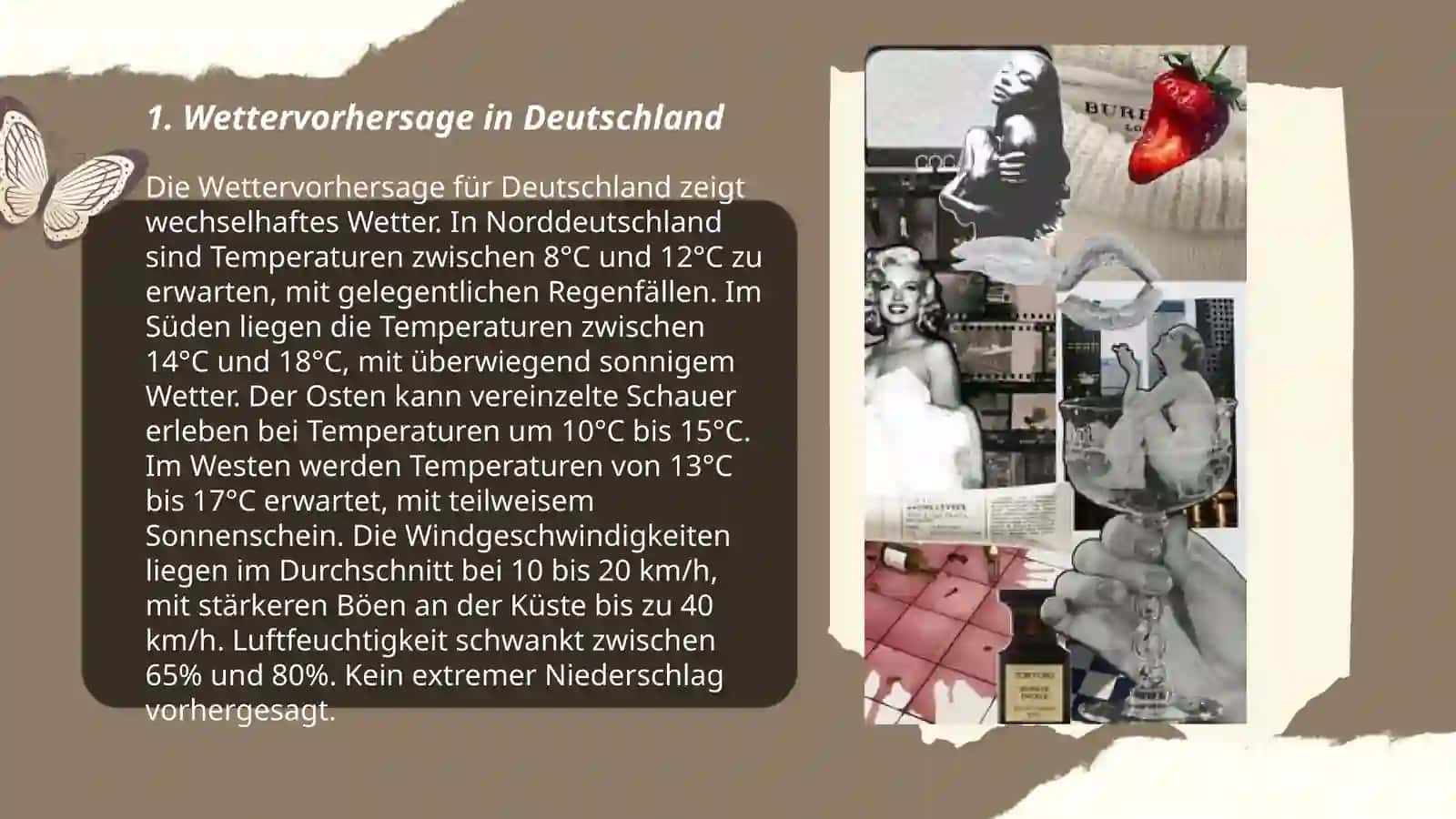 Wettervorhersage in Deutschland 3