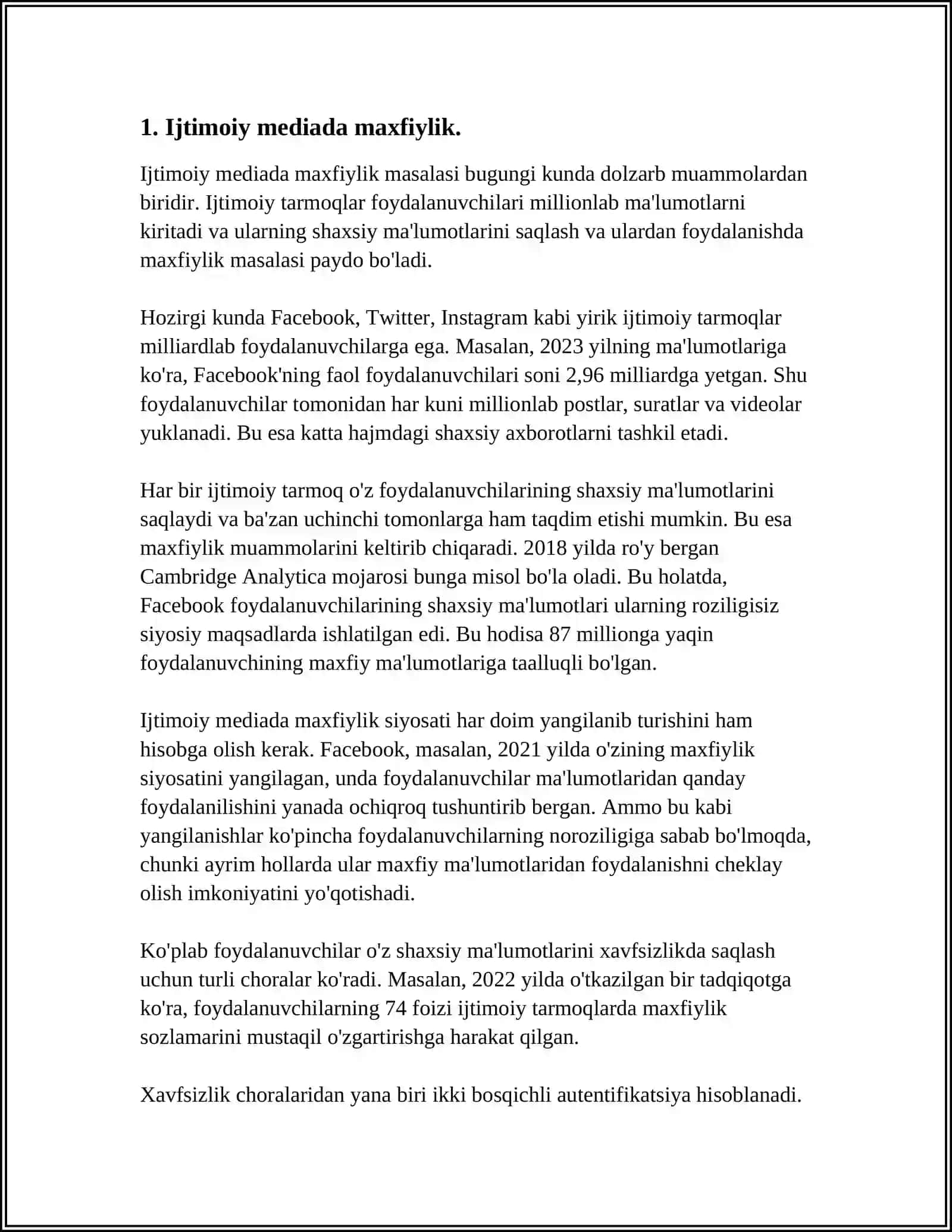 IJTIMOIY MEDIADA TAXTID VA XAVF-XATAR 3
