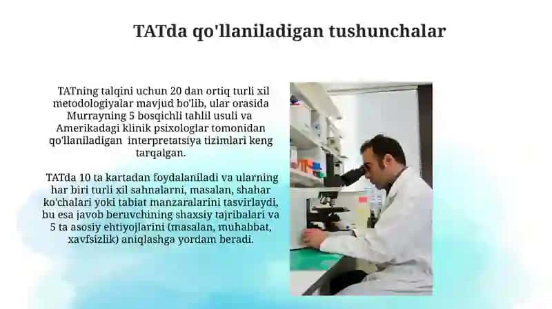 Tematik appersepsion testi 3