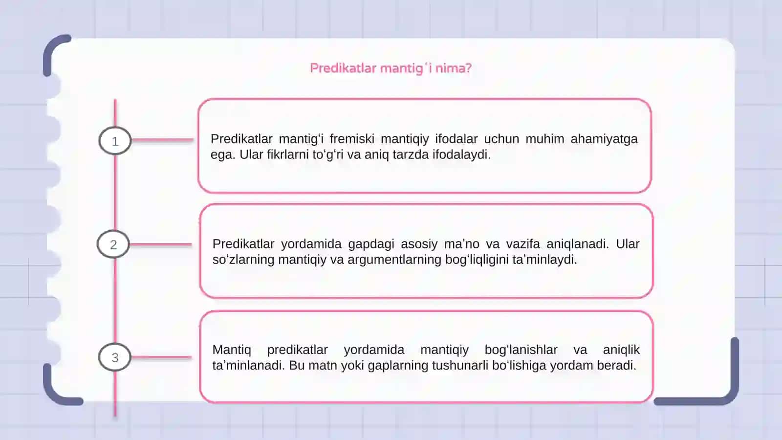 Predikatlar mantigʻi 3