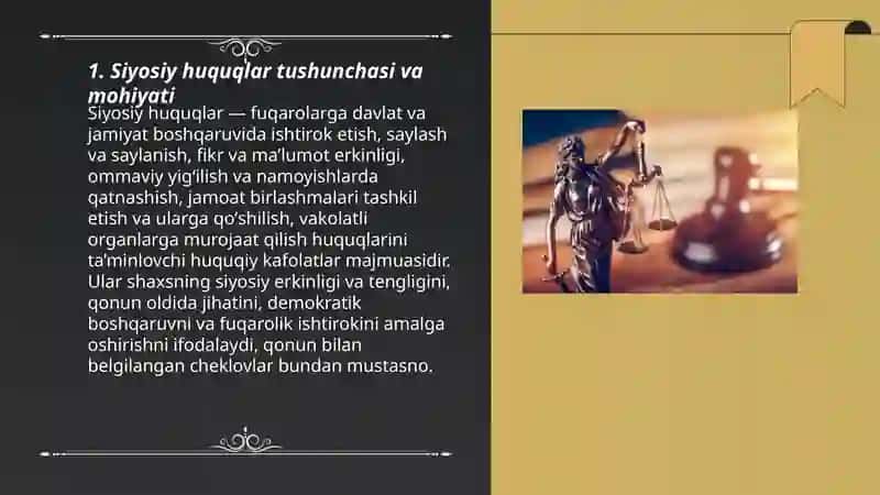 Siyosiy huquqlar 3