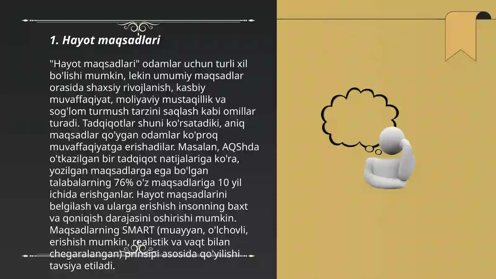 Hayot Maqsadlari 3