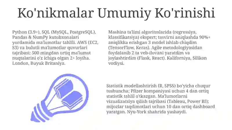 Ko'nikmalar Umumiy Ko'rinishi 3
