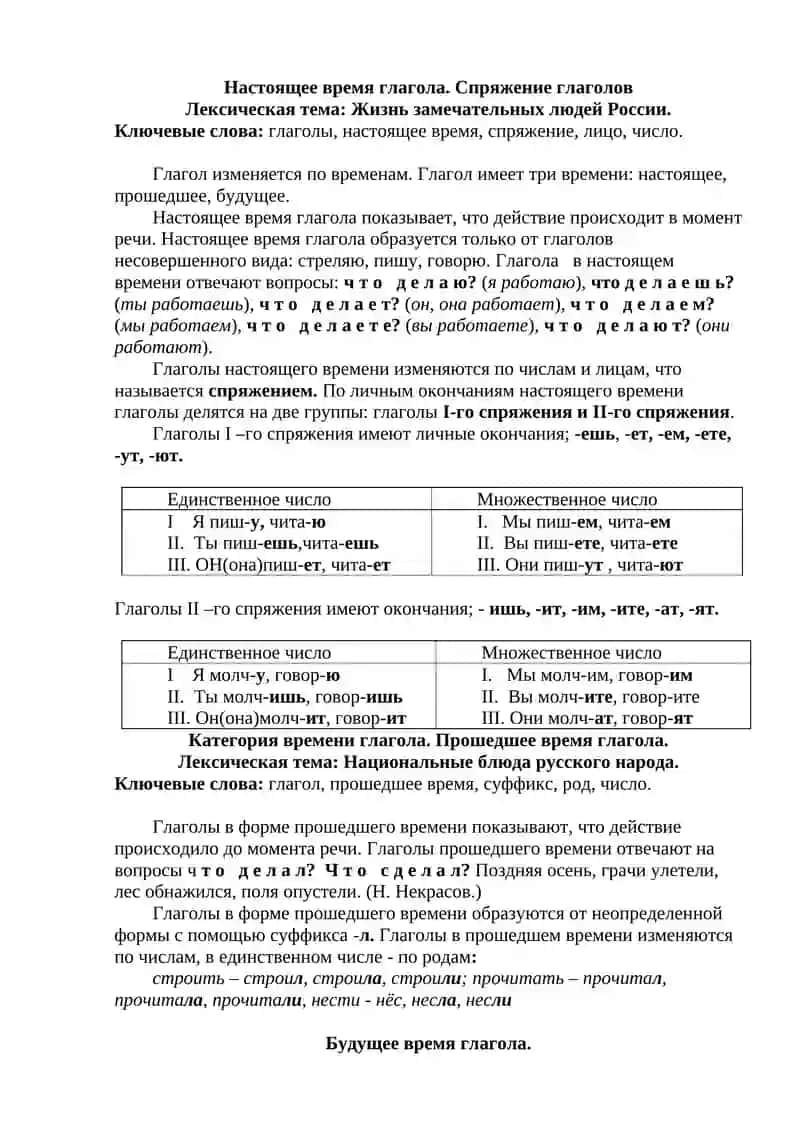 Глагол. Категория вида глагола 3